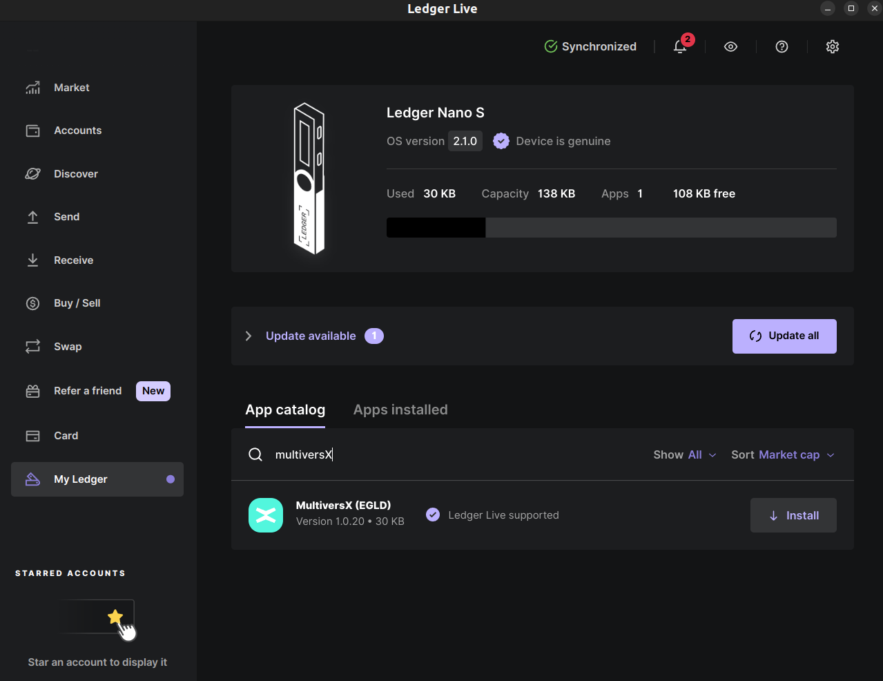 Enabling the developer mode – Ledger Developer Portal